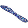 Polish Pottery Spreading Knife 7&quot; Periwinkle Sweetness UNIKAT