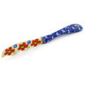 Polish Pottery Spreading Knife 7" Red Daisy
