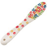 Polish Pottery Spreading Knife 7&quot; Tropical Bloomscape