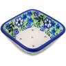 Polish Pottery Square Bowl 3&quot; The Other Side UNIKAT