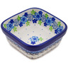 Polish Pottery Square Bowl 4&quot;