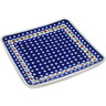 Polish Pottery Square Plate 11&quot; Mosquito