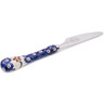 Polish Pottery Stainless Steel Knife 8&quot; Sweet Red Flower