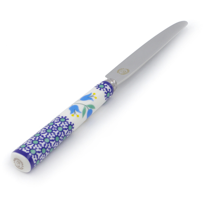 Polish Pottery Stainless Steel Knife 9&quot; Sweet Dreams