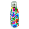 Metal Stainless Steel Water Bottle 12 oz White Folk