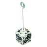 Faience Stand 8&quot; Black