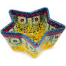 Polish Pottery Star Shaped Bowl 5&quot; Sunshine Grotto UNIKAT
