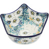Polish Pottery Star Shaped Bowl 7&quot; Elegance UNIKAT