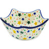 Polish Pottery Star Shaped Bowl 7&quot; Star Fiesta