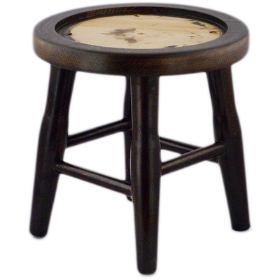 Polish Pottery Stool 0&quot;