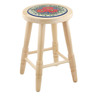 Polish Pottery Stool 18&quot; Spring Garden UNIKAT