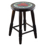 Polish Pottery Stool 18&quot; Spring Garden UNIKAT