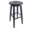 Polish Pottery Stool 24&quot; Butterfly Paradise UNIKAT