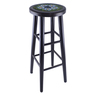 Polish Pottery Stool 32&quot; Midnight Glow UNIKAT