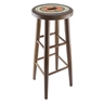 Polish Pottery Stool 32&quot; Poppy Passion UNIKAT