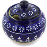 Polish Pottery Sugar Bowl 10 oz Winter Night