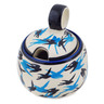 Polish Pottery Sugar Bowl 11 oz Flocking