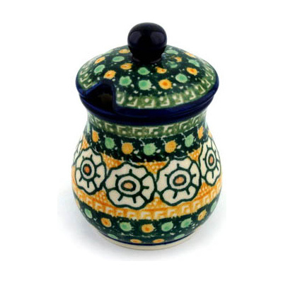 Polish Pottery Sugar Bowl 5 oz