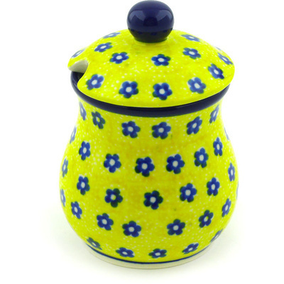 Polish Pottery Sugar Bowl 5 oz Sunshine