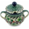 Polish Pottery Sugar Bowl 7 oz Berry Garland