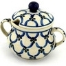 Polish Pottery Sugar Bowl 7 oz Garden Lattice