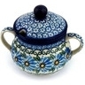 Polish Pottery Sugar Bowl 7 oz Morning Daisy