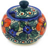 Polish Pottery Sugar Bowl 9 oz Havana UNIKAT