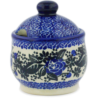 Polish Pottery Sugar Bowl 9 oz Midnights