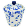 Polish Pottery Sugar Bowl 9 oz Twinkle In The Frost