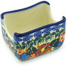 Polish Pottery Sugar Packet Holder 3&quot; Bold Poppies UNIKAT