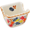 Polish Pottery Sugar Packet Holder 3" Falling Leaves