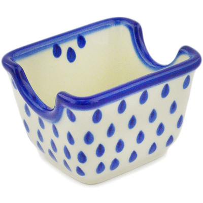 Polish Pottery Sugar Packet Holder 3&quot;