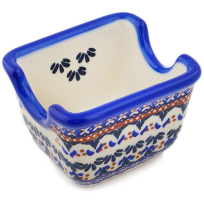 Polish Pottery Sugar Packet Holder 3"