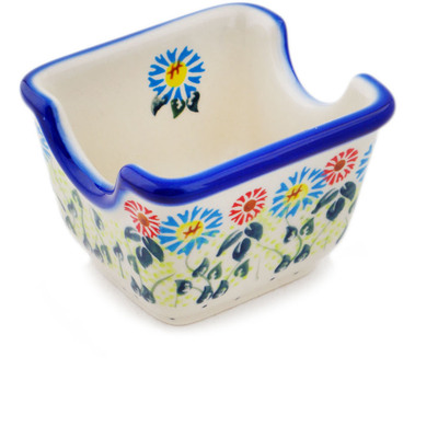 Polish Pottery Sugar Packet Holder 3&quot; Long-stemmed Beauties