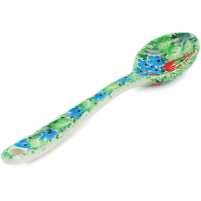 Polish Pottery Sugar Spoon Autumn Chalet UNIKAT