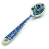 Polish Pottery Sugar Spoon Blueberry Fields Forever