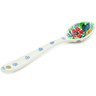 Polish Pottery Sugar Spoon Candy Red Poppy UNIKAT