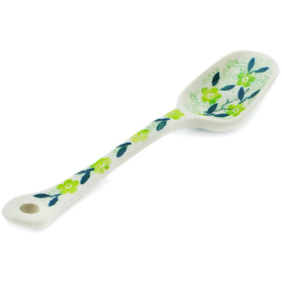 Polish Pottery Sugar Spoon Envy