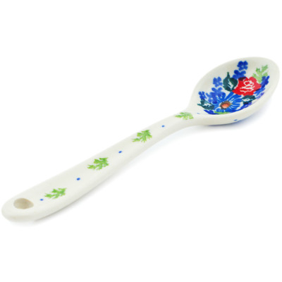 Polish Pottery Sugar Spoon Field Of Dreams