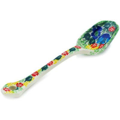 Polish Pottery Sugar Spoon Garden Of Eve UNIKAT