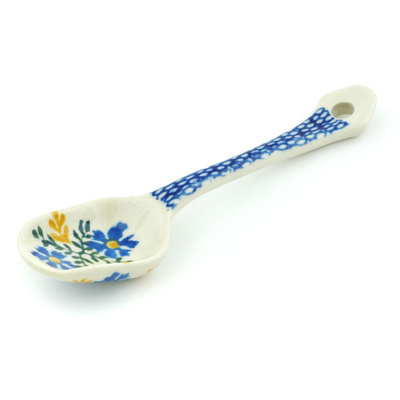 Polish Pottery Sugar Spoon