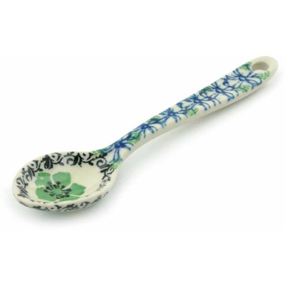 Polish Pottery Sugar Spoon Hawaii Dream