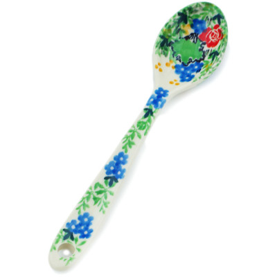 Polish Pottery Sugar Spoon Home Sweet Home UNIKAT