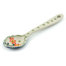 Polish Pottery Sugar Spoon Peach Spring Daisy