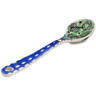 Polish Pottery Sugar Spoon Rooster Row UNIKAT