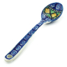 Polish Pottery Sugar Spoon Stained Glass Window UNIKAT