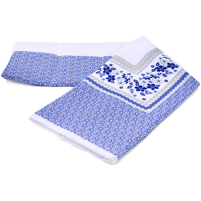 Polyester Tablecloth 43&quot; x 61&quot; Stain Resistant  (110 x 155 cm) Blue Frost UNIKAT