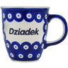 Polish Pottery Tata Dziadek-grandpa UNIKAT