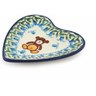 Polish Pottery Tea Bag or Lemon Plate 3&quot; Childrens Baby Bear