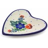 Polish Pottery Tea Bag or Lemon Plate 3&quot; Polish Wreath